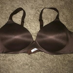 Victoria Secret Bare Infinity Flex Bra 44C rich chocolate brown  NWOT